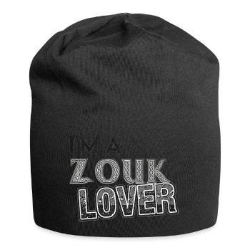 Ich bin ein Zouk-Liebhaber - Jersey-Beanie - Schwarz - Vorne