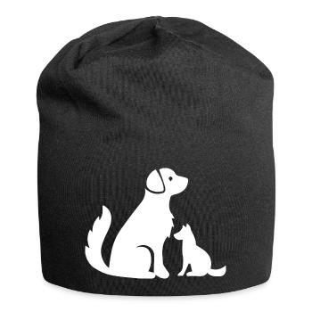Dog dog - Jersey Beanie - black - Front