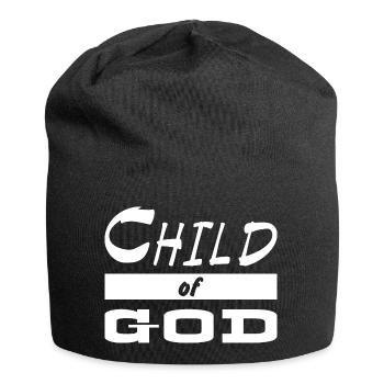 Jésus-Christ Dieu Dieu - Bonnet en jersey - noir - Devant