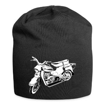 DS50 / swallow driver / Ostalgie / moped oldtimer - Jersey Beanie - black - Front