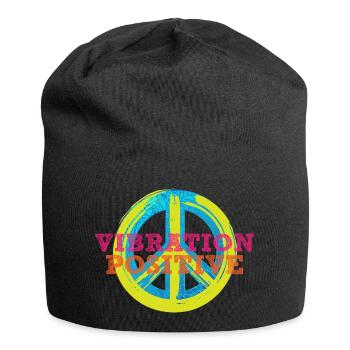 Positive vibration T-shirt. - Jersey Beanie - black - Front