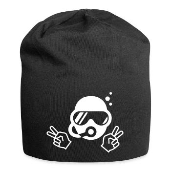 Diving Dive tauchen - Jersey-Beanie - Schwarz - Vorne