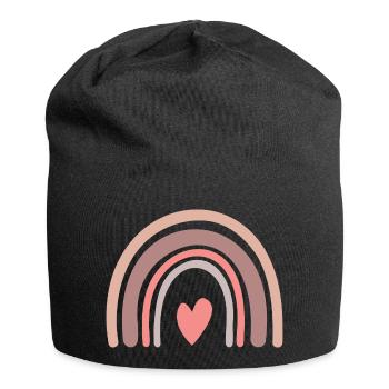 Arc-en-ciel - Bonnet en jersey - noir - Devant