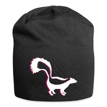 stinktier - Jersey-Beanie - Schwarz - Vorne