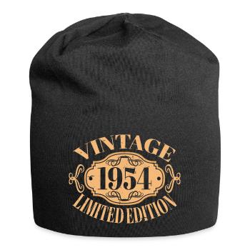 Jahrgang 1954 70. Geburtstag Männer Frauen 70 Jahre alt - Jersey-Beanie - Schwarz - Vorne
