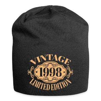 Vintage 1998 - 24 Years Old, 24th Birthday Gift - Jersey Beanie - black - Front