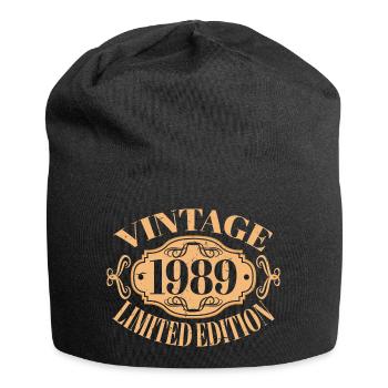 Jahrgang 1989 35. Geburtstag, Männer Frauen 35 Jahre alt - Jersey-Beanie - Schwarz - Vorne