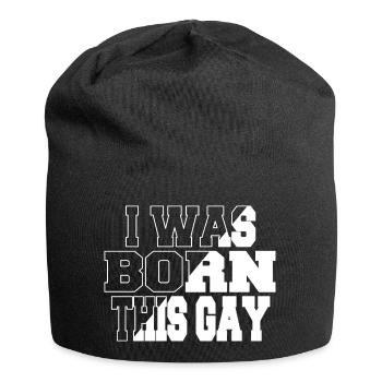 birthday present idea women activism bear - Jersey-Beanie - Schwarz - Vorne
