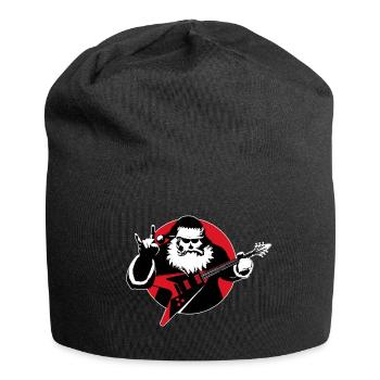 Père Noël Heavy Metal - Bonnet en jersey - noir - Devant