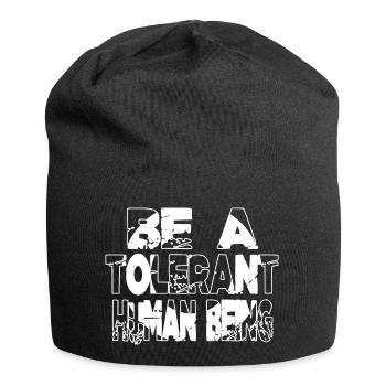 Human Rights Womens Rights Grl PWR Geek - Jersey Beanie - black - Front