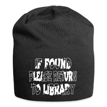 gift better birthday present idea birthday school - Jersey-Beanie - Schwarz - Vorne