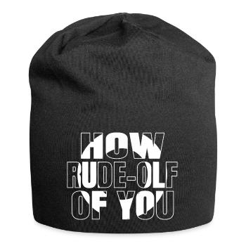 awesome beach jokes funny gym couples funny - Jersey-Beanie - Schwarz - Vorne