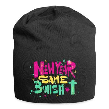 New Year Same Bullshit Happy New Year 2023 - Jersey Beanie - black - Front