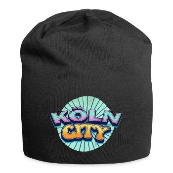 Cologne Allemagne Ville Police Pop Art Comic - Bonnet en jersey - noir - Devant