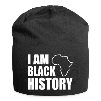 I am black histor - Jersey Beanie - black - Front