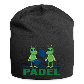 Padel Padeltennis Paddle Padeltennisspieler - Jersey-Beanie - Schwarz - Vorne