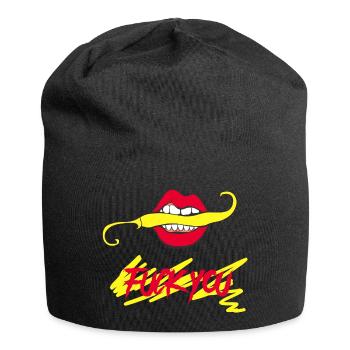 fuck you - Jersey Beanie - black - Front