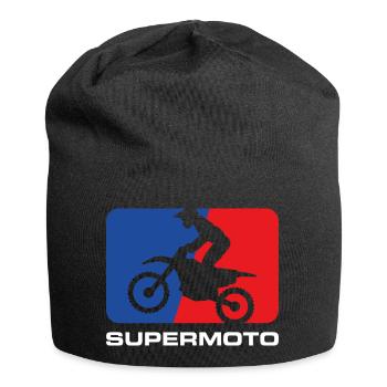 SUPER MOTO sport - Bonnet en jersey - noir - Devant