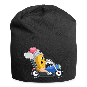 Moto Pencil - Bonnet en jersey - noir - Devant