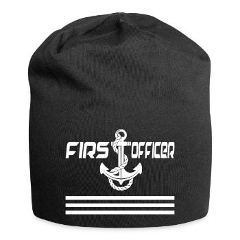 Erster Offizier - Jersey-Beanie - Schwarz - Vorne