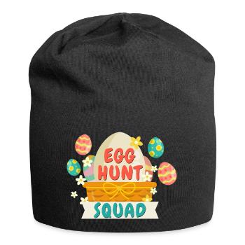 Egg Hunt Squad Easter Egg - Jersey Beanie - black - Front