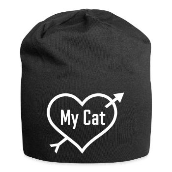 Hund Dog - Jersey-Beanie - Schwarz - Vorne