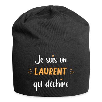 laurent - Bonnet en jersey - noir - Devant
