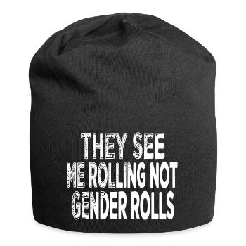 abortion is healthcare gift liberal activists - Jersey-Beanie - Schwarz - Vorne
