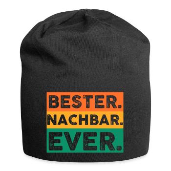 Einzug Umzug Nachbarn Nachbar - Jersey-Beanie - Schwarz - Vorne