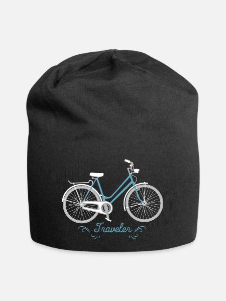 Fahrrad - Jersey-Beanie - Schwarz