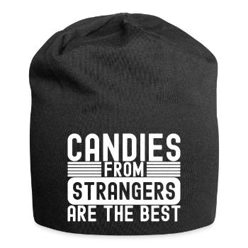 Sarcastic Strangers Candy - Jersey-Beanie - Schwarz - Vorne