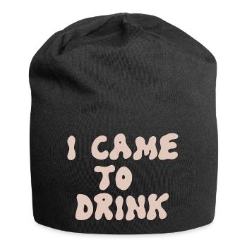 i came to drink - Jersey-Beanie - Schwarz - Vorne