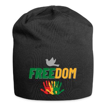 Freedom - Jersey-Beanie - Schwarz - Vorne