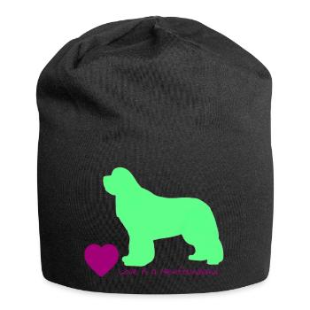 Love is a Newfoundland 012 - Jersey-Beanie - Schwarz - Vorne
