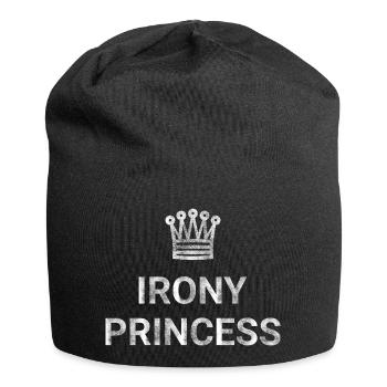 Irony Princess - Jersey Beanie - black - Front