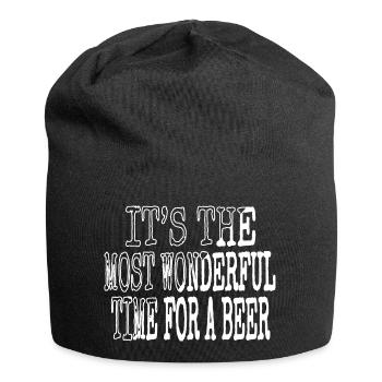 Santa Jokes Beards Gift Idea Bodybuilding - Jersey Beanie - black - Front