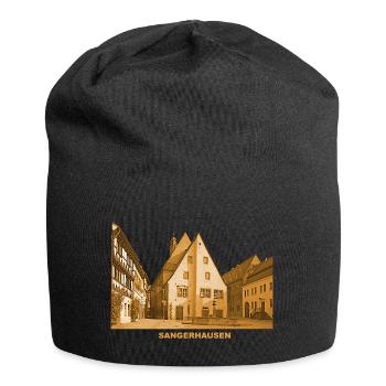 Sangerhausen Südharz Sachsen-Anhalt Rathaus - Jersey-Beanie - Schwarz - Vorne