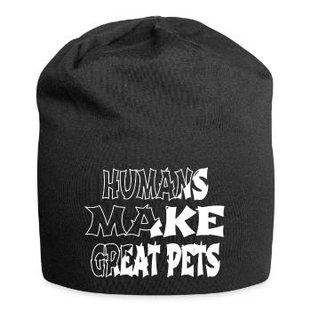 alien loving kid trending present idea anal sample - Jersey Beanie - black - Front