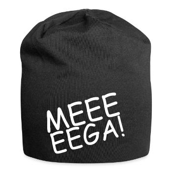Mega ! T Shirt - Jersey-Beanie - Schwarz - Vorne