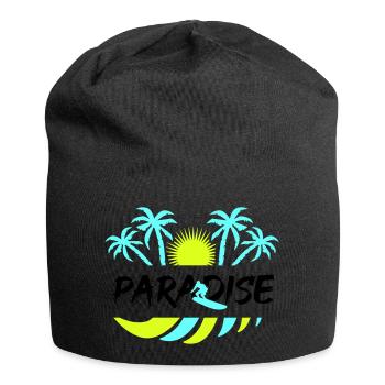 Surf Paradise - Jersey Beanie - black - Front