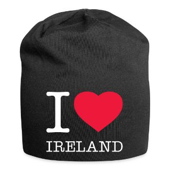 J’AIME L’IRLANDE - Bonnet en jersey - noir - Devant