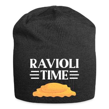 Ravioli Time - Jersey Beanie - charcoal grey - Front