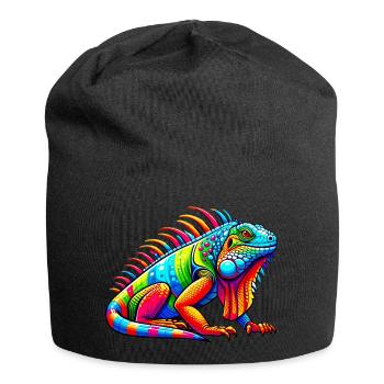 Iguane - Bonnet en jersey - noir - Devant