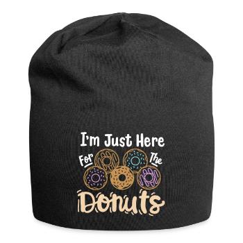 Donuts Donut-Liebhaber - Jersey-Beanie - Schwarz - Vorne