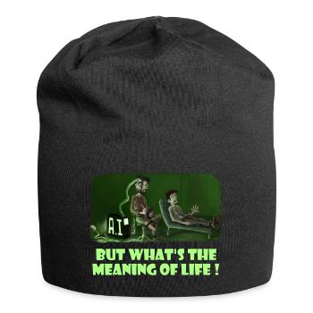 One of the many paradoxes of AI - Jersey Beanie - black - Front