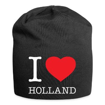 J’ADORE LA HOLLANDE - Bonnet en jersey - noir - Devant