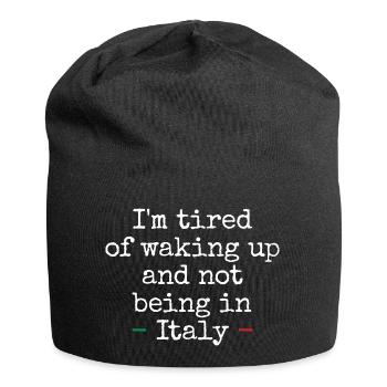 Italy Italia – for Italy lovers - Jersey Beanie - black - Front