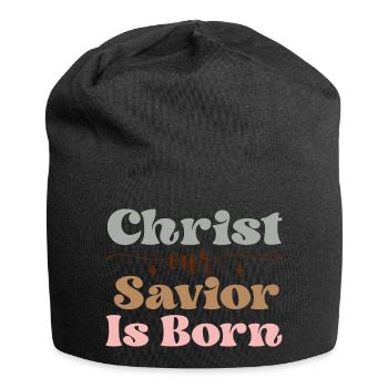 Christ the Savior is born - Jersey Beanie - black - Front