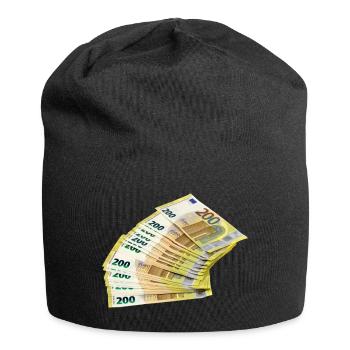 Conception noble des billets en euros - Bonnet en jersey - noir - Devant