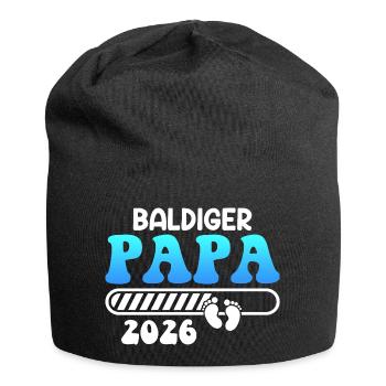 BALD PAPA 2026 Vaterschaft Lustiges - Jersey-Beanie - Schwarz - Vorne